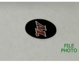 Pistol Grip Cap Insert - Winchester Logo - Original